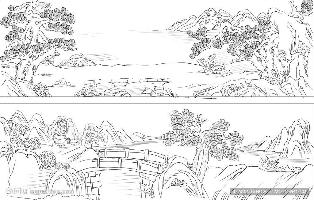 白描園林