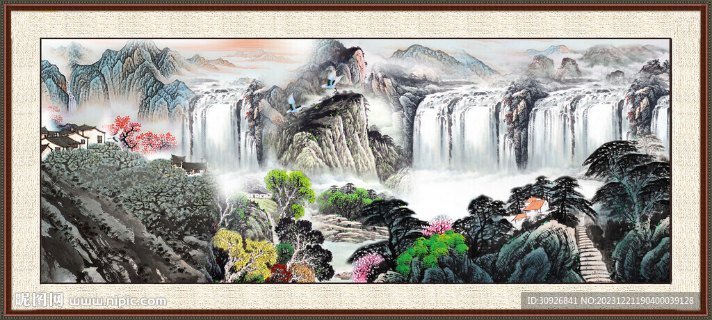 中國(guó)風(fēng)山水 