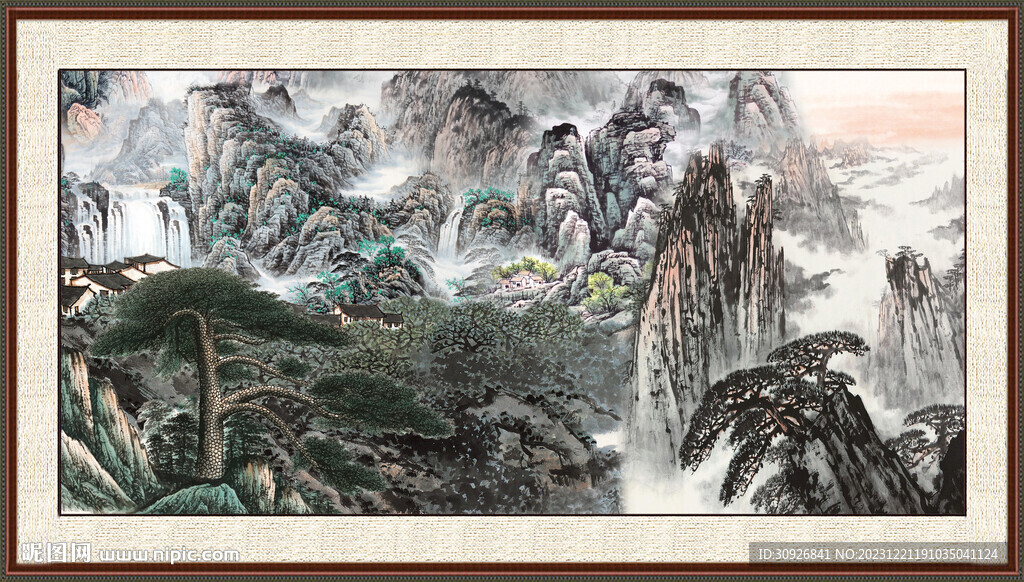 中國(guó)風(fēng)山水 