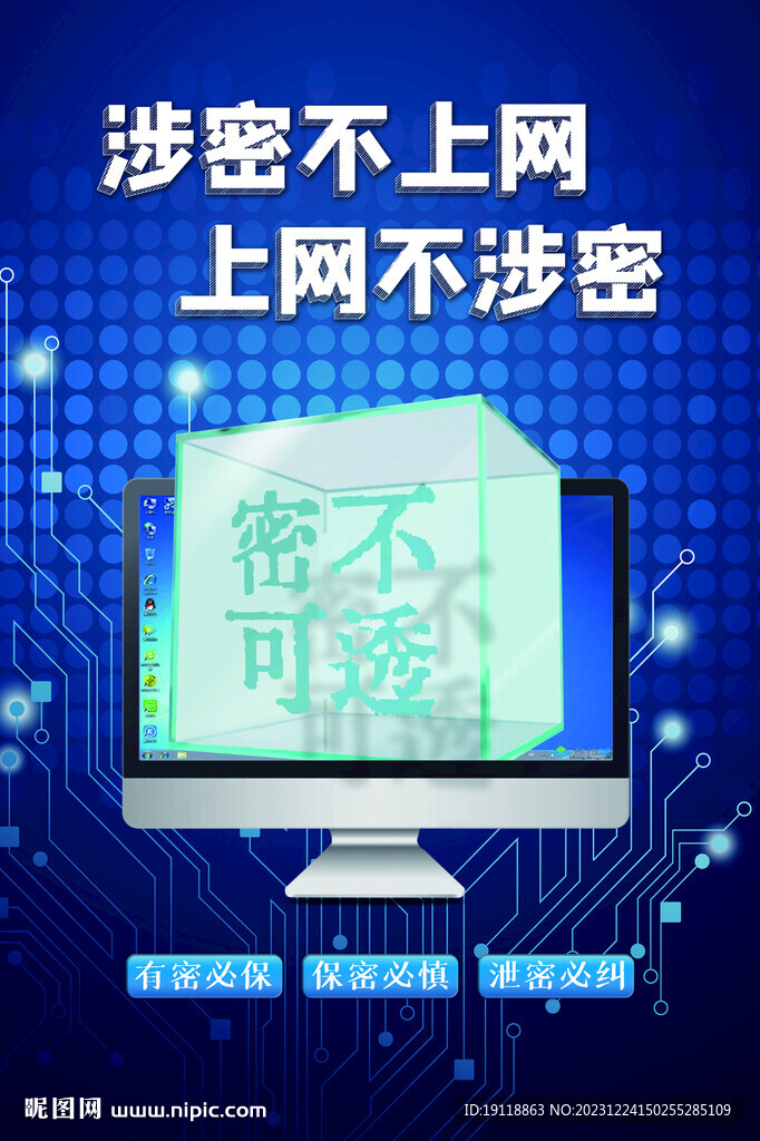 保密海報