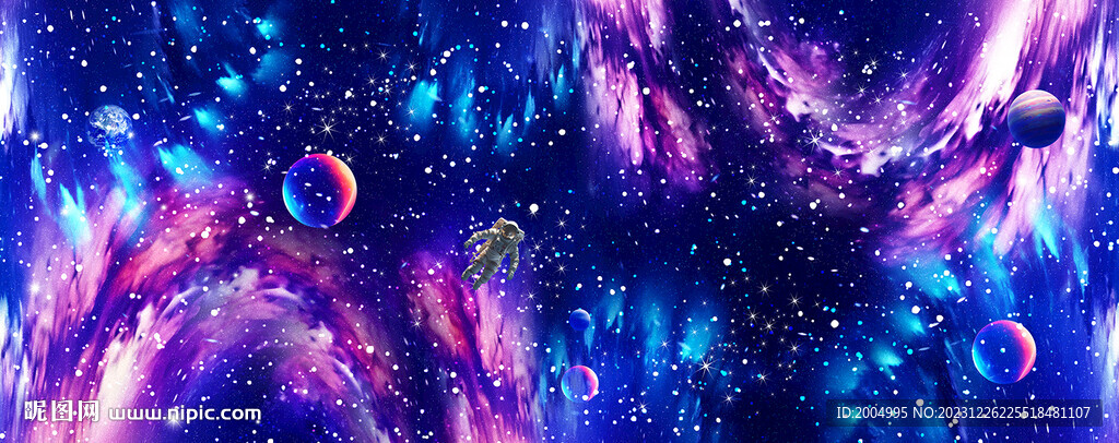 高清長幅宇宙星空