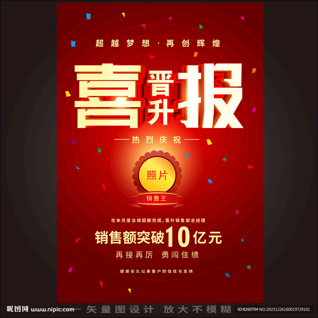 晉升喜報