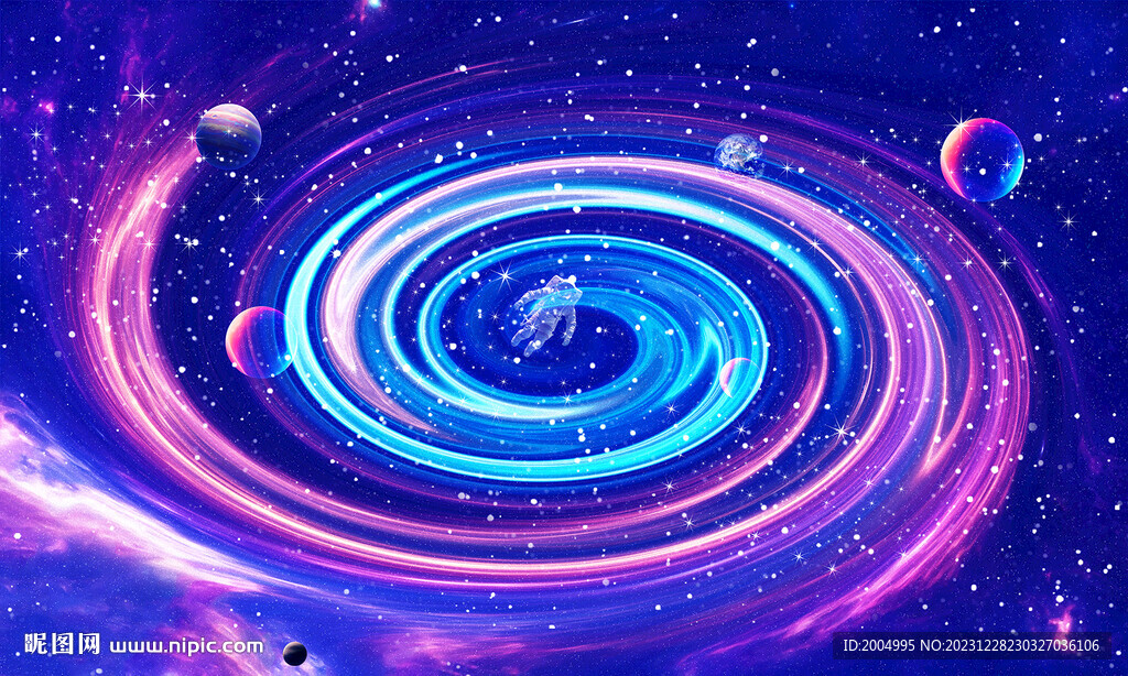 宇宙星空軟膜圖