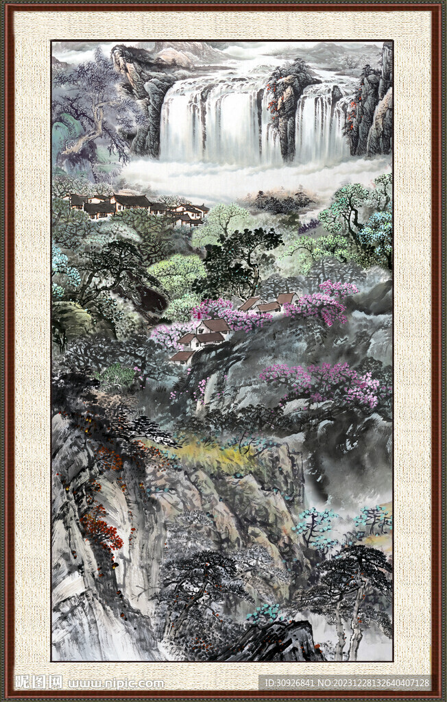中國畫山水畫 