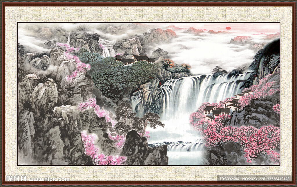 中國畫山水畫 