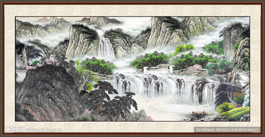 長(zhǎng)幅國(guó)畫(huà)山水