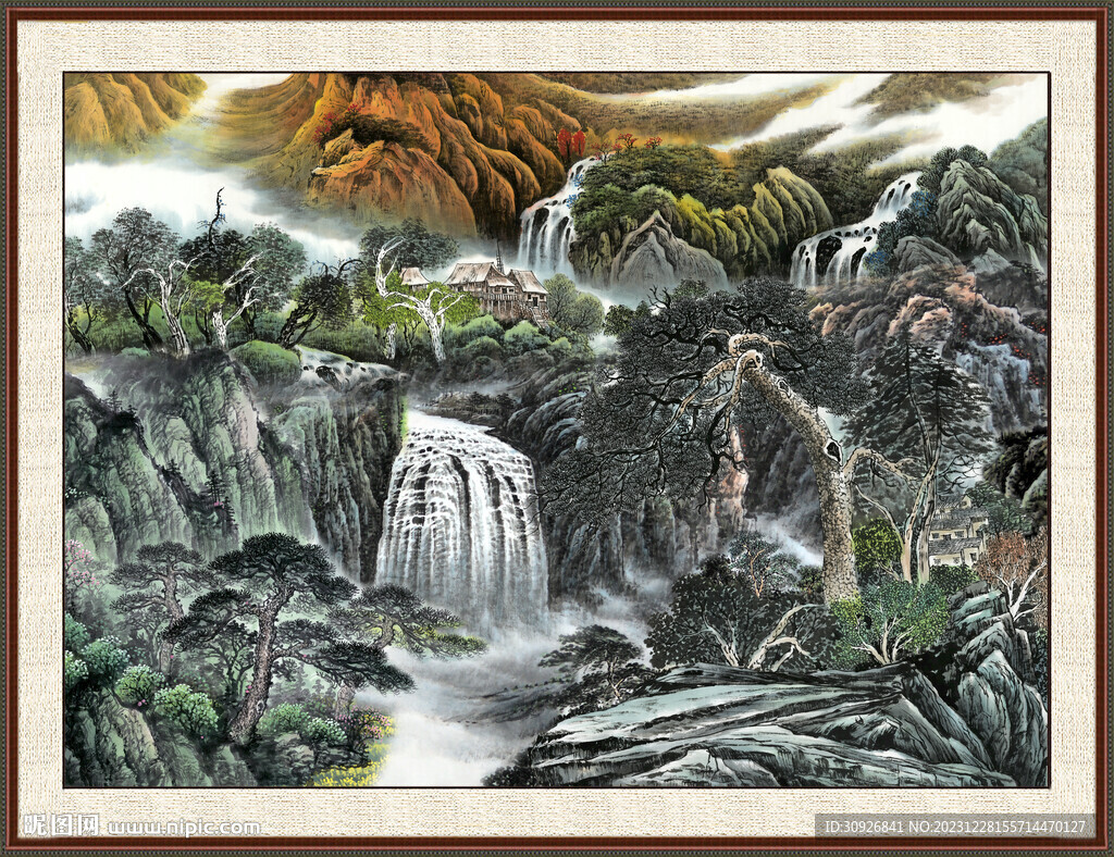 新中式山水 