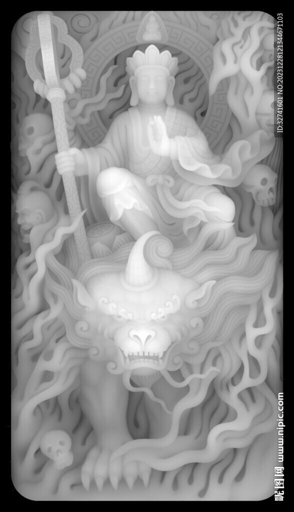 牙雕地藏王