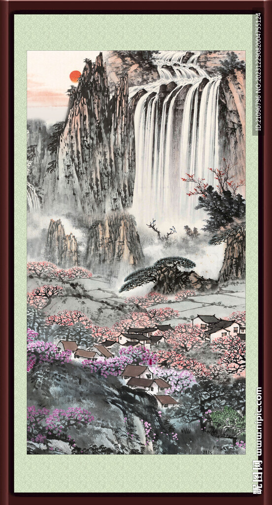 高山瀑布 