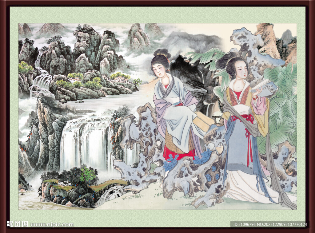 仕女圖 