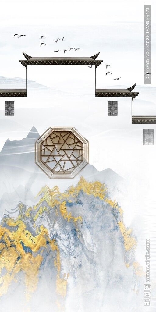 極簡(jiǎn) 新品中式玄關(guān) TIF分層