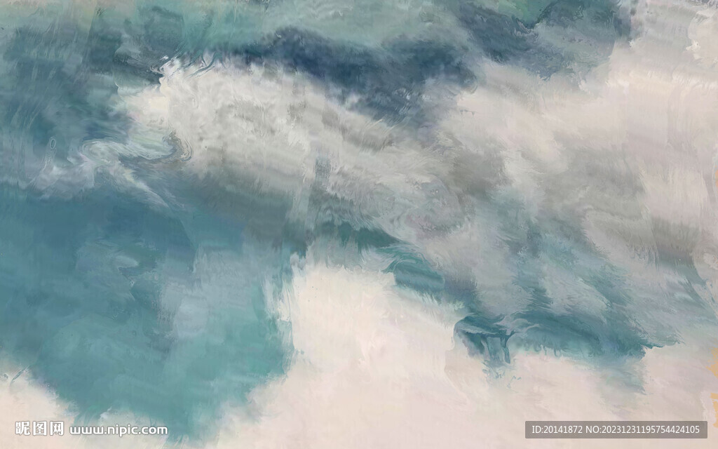 新中式煙霧水墨背景