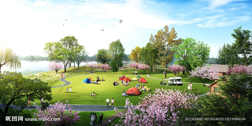 公園營地效果圖