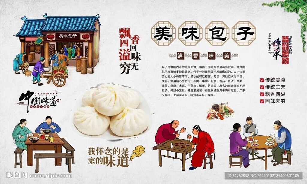 包子背景墻