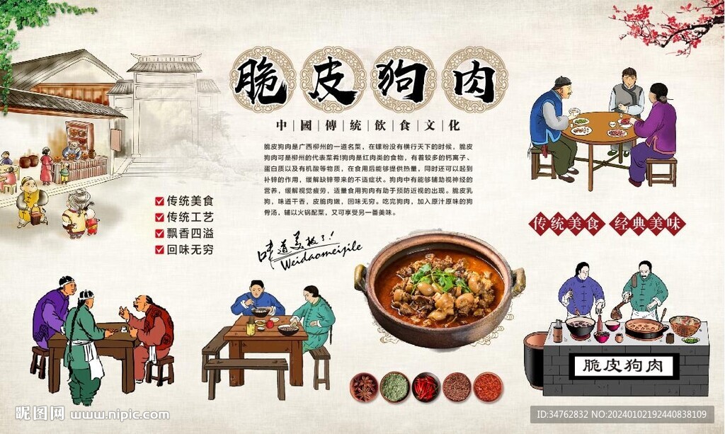 脆皮狗肉