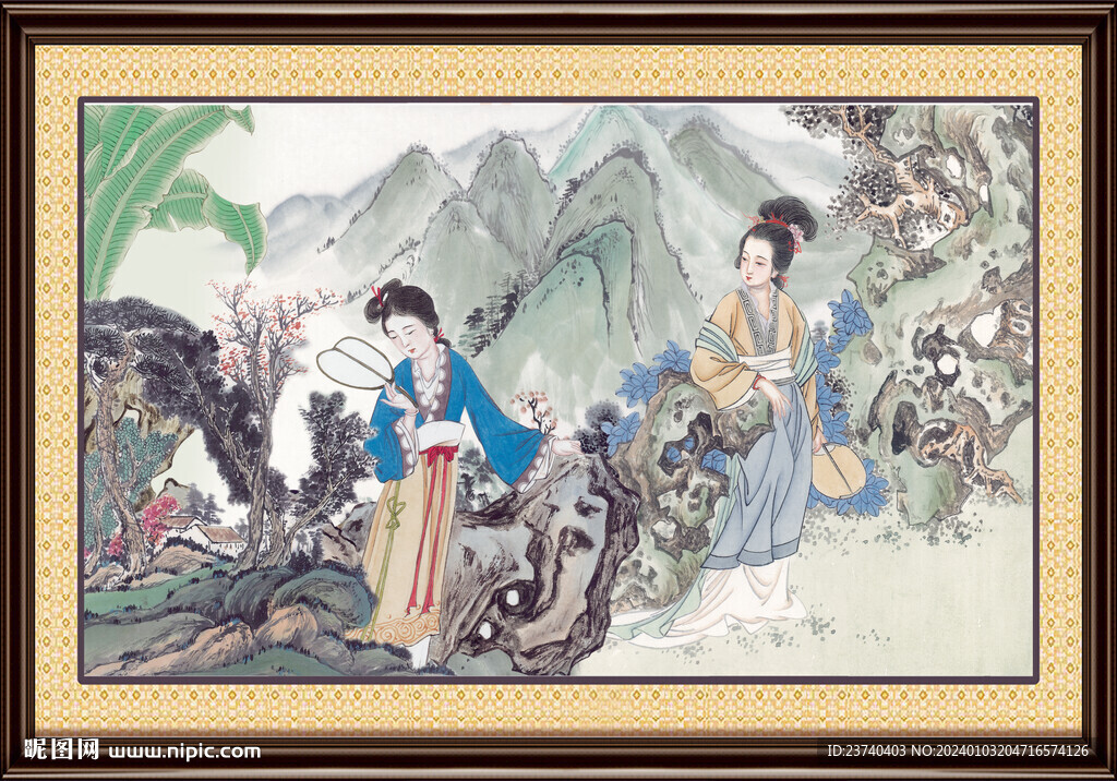 仕女圖 