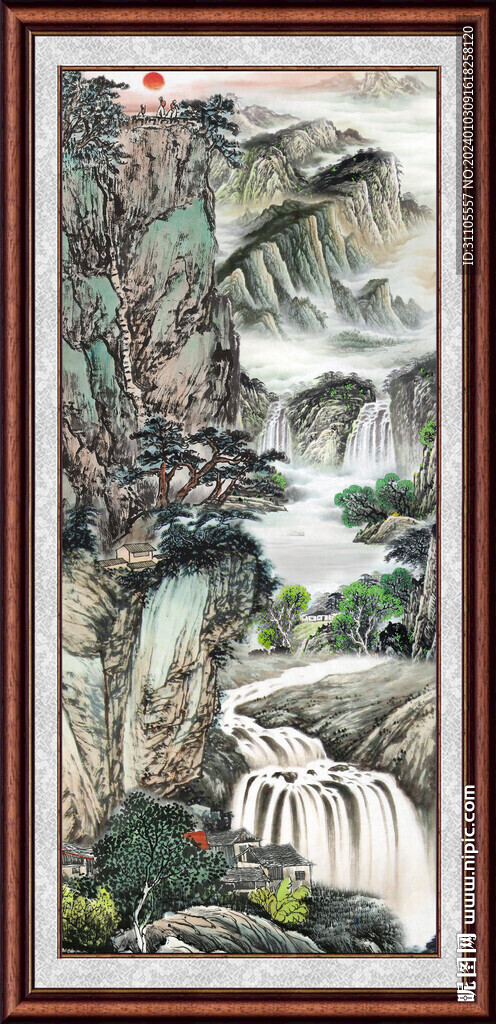 國畫風(fēng)景 