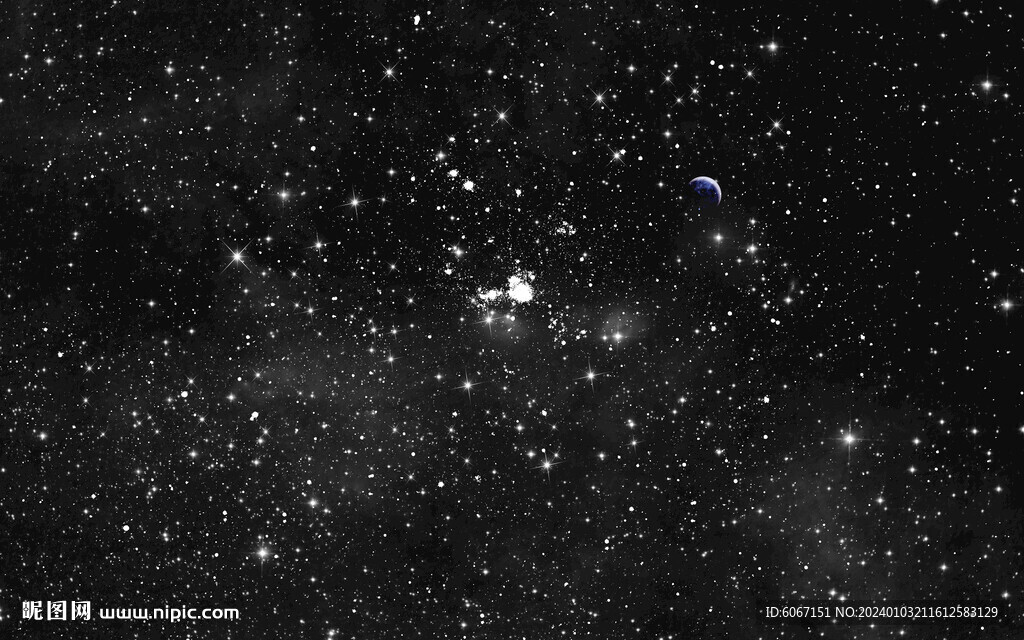 黑色星空背景墻
