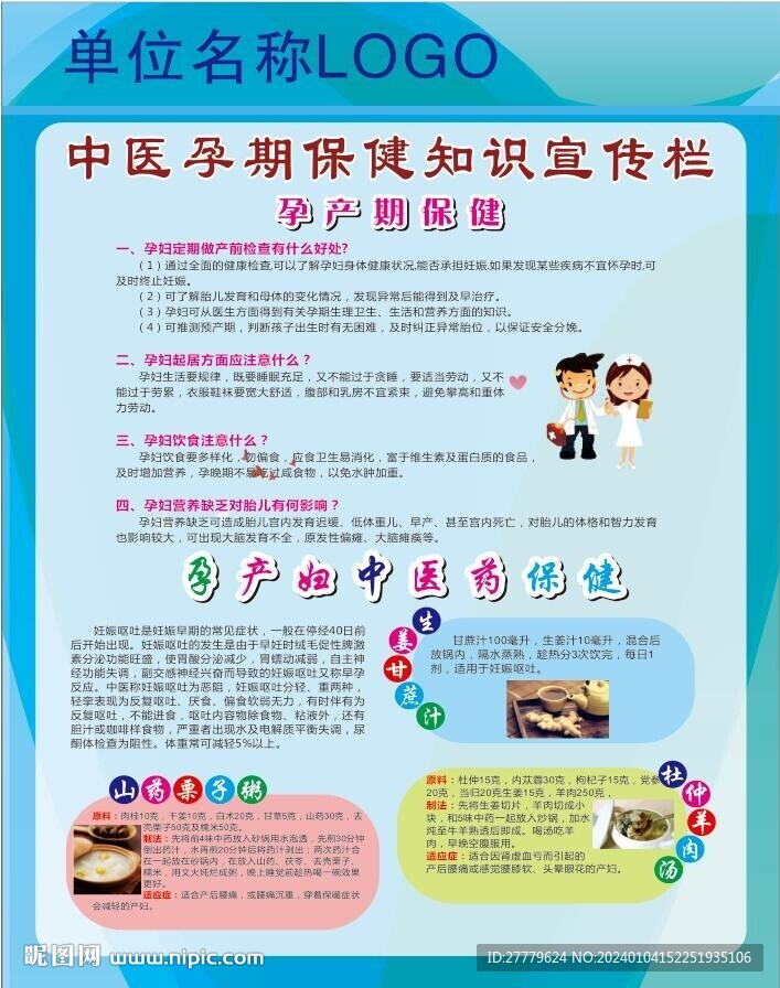 中醫孕期保健知識