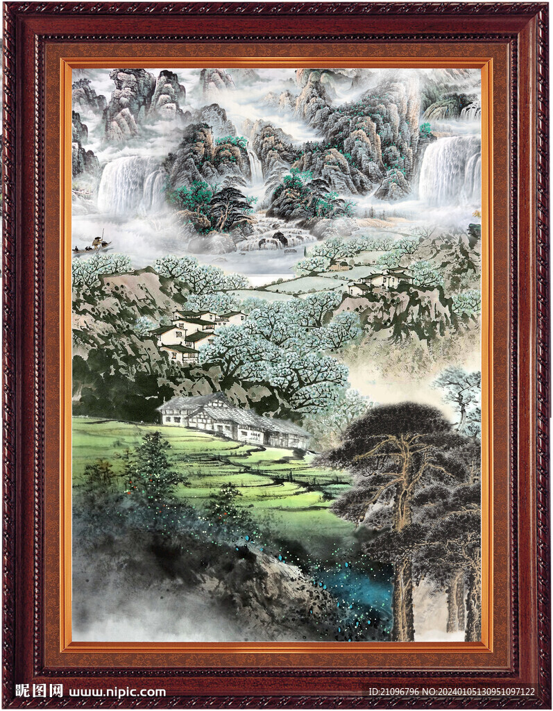 辦公室山水