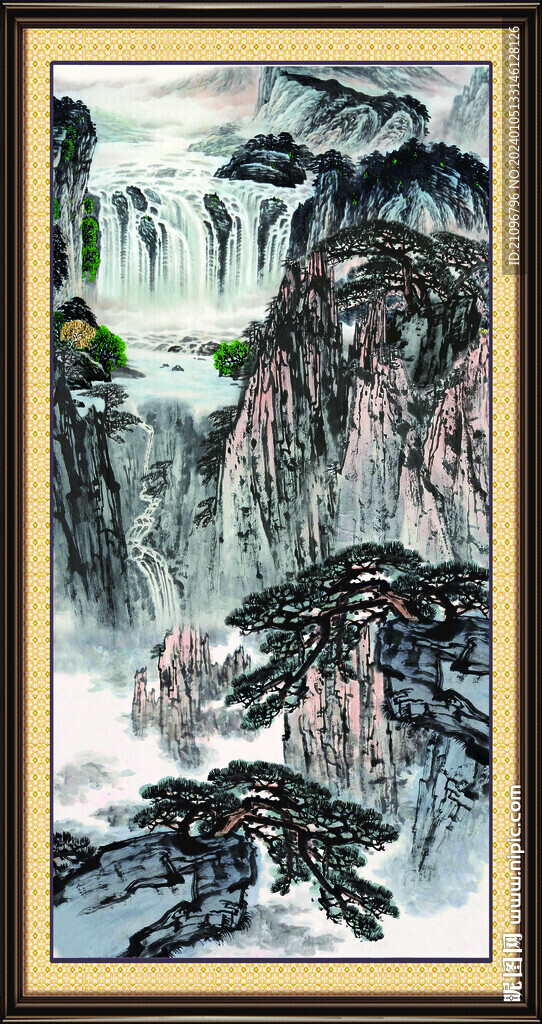 辦公室山水