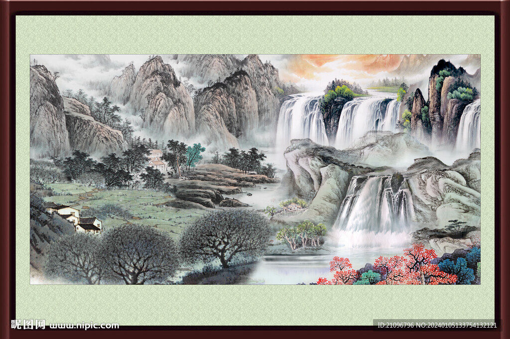 辦公室山水畫 