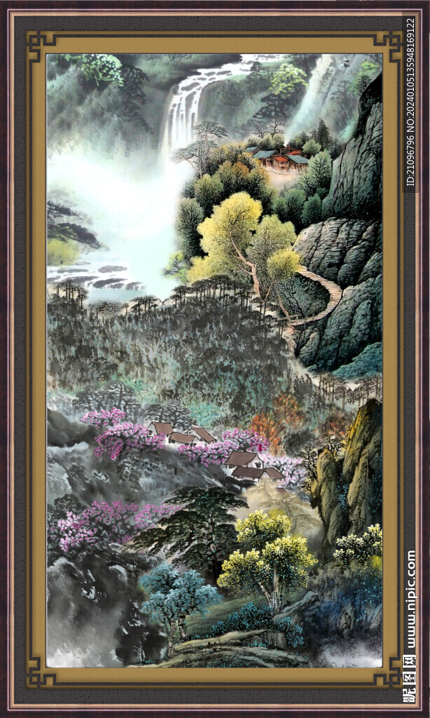 辦公室山水畫 
