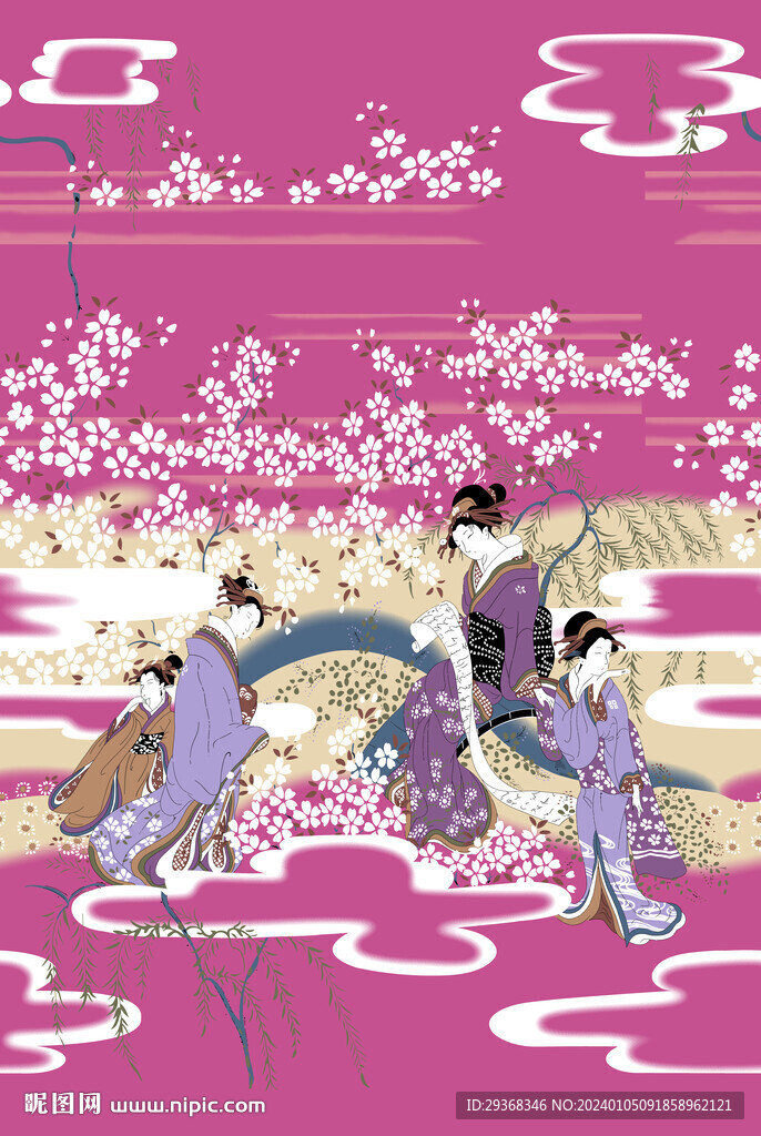 女人定位花
