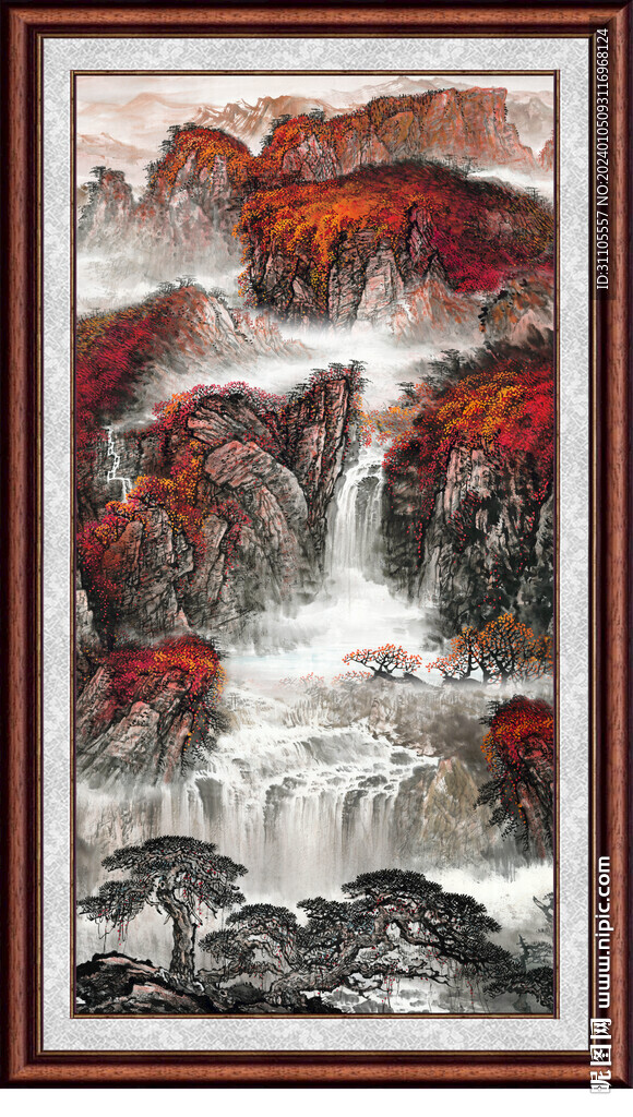 裝飾山水畫(huà) 