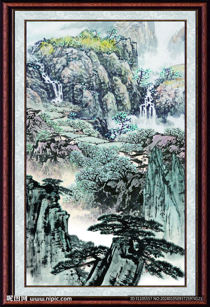 裝飾山水畫 