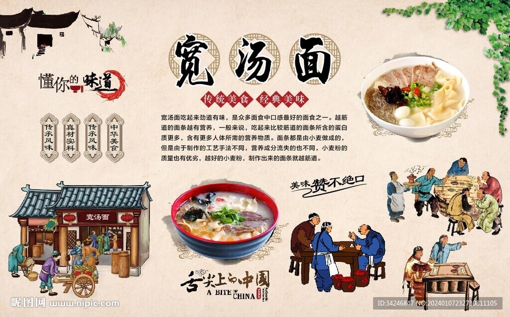 寬湯面