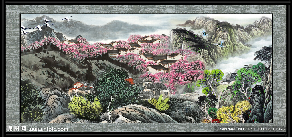 中國(guó)畫山水畫 