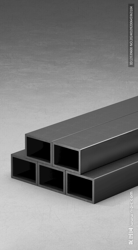 3D渲染鋼管 板材