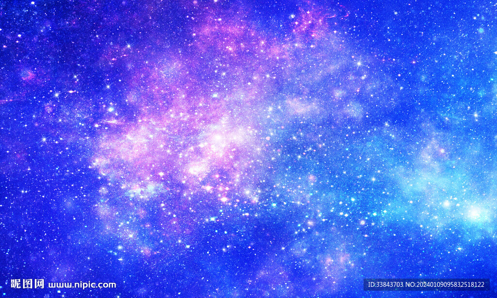 藍色宇宙星空背景