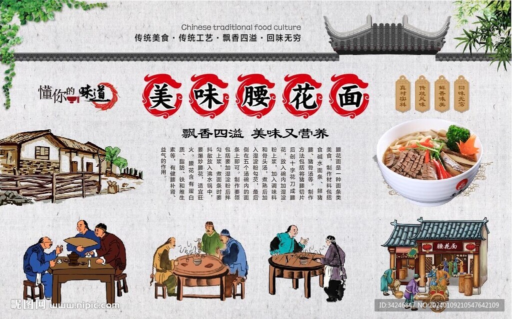 腰花面