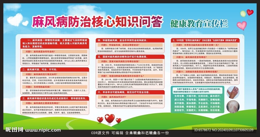 麻風病宣傳欄