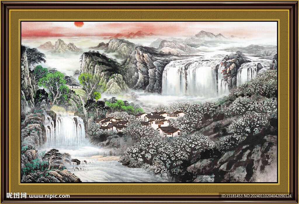 大廳山水畫