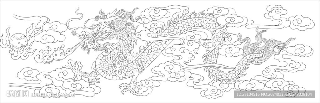 白描龍
