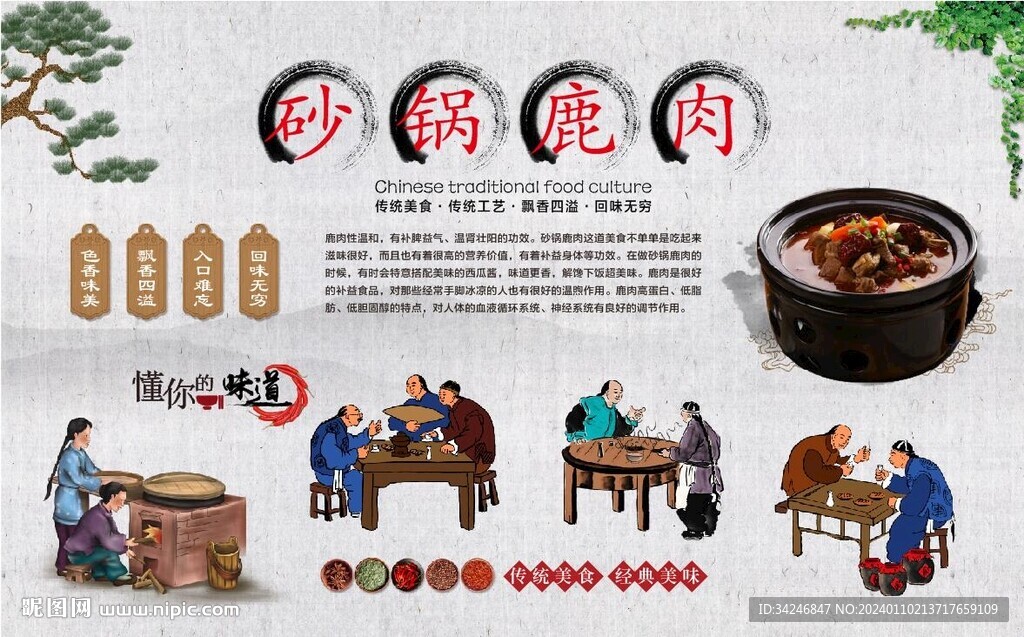 砂鍋鹿肉