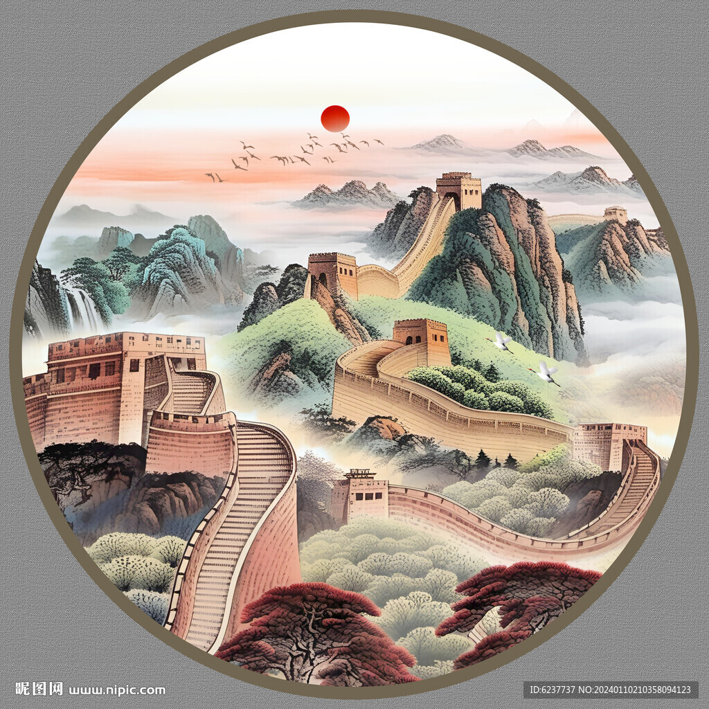 辦公室山水畫