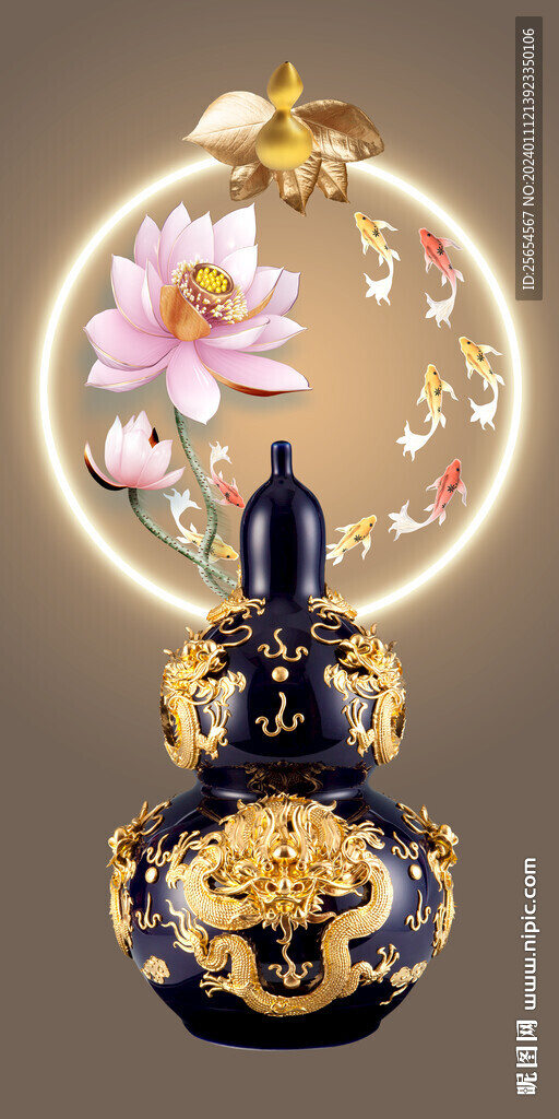 新中式福祿葫蘆入戶玄關(guān)