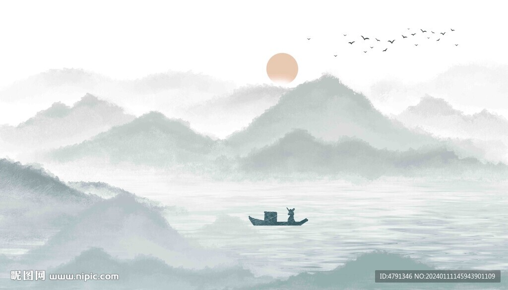 水墨掛畫