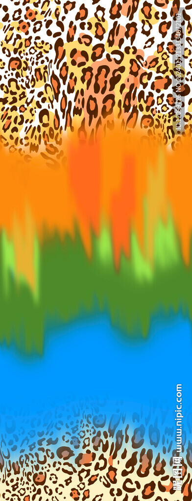 扎染 豹紋 數(shù)碼印花