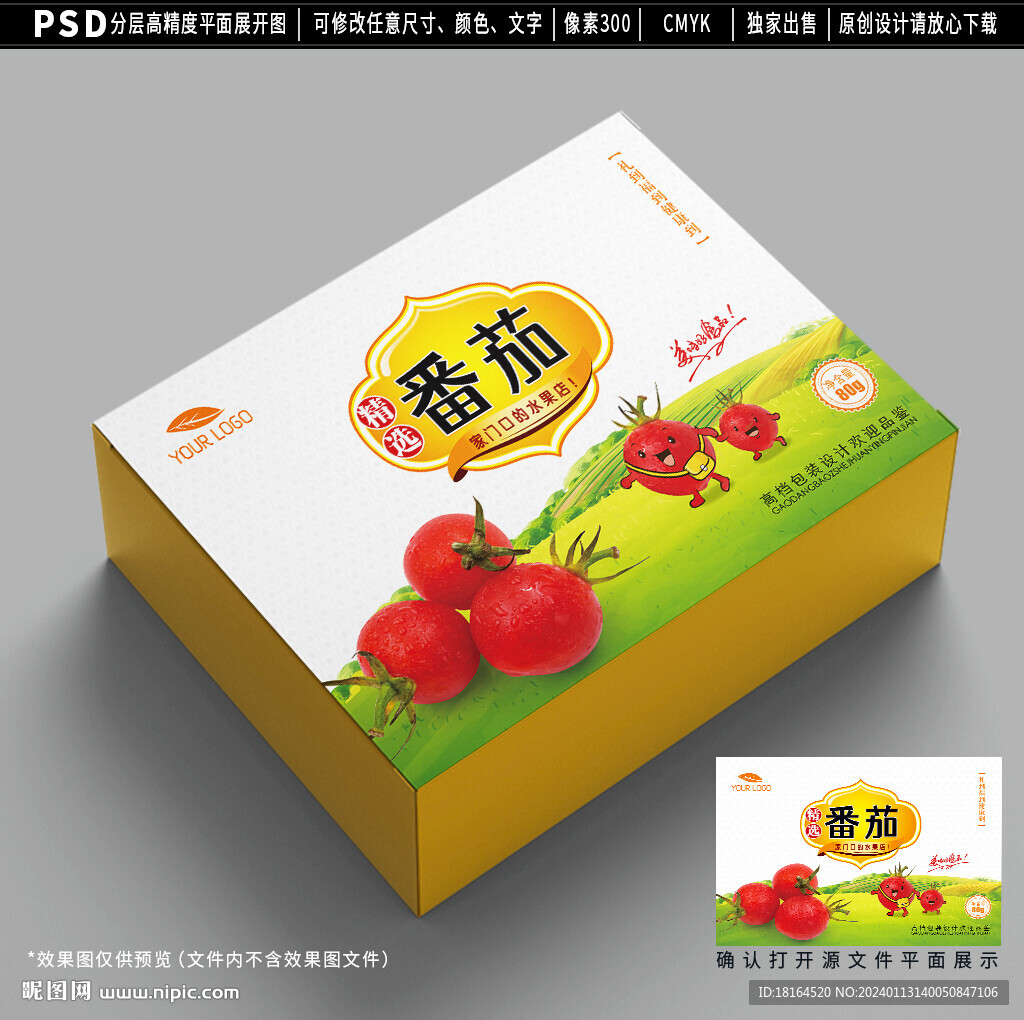 西紅柿包裝 小番茄禮盒