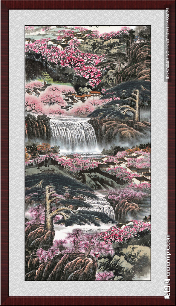 中堂山水畫