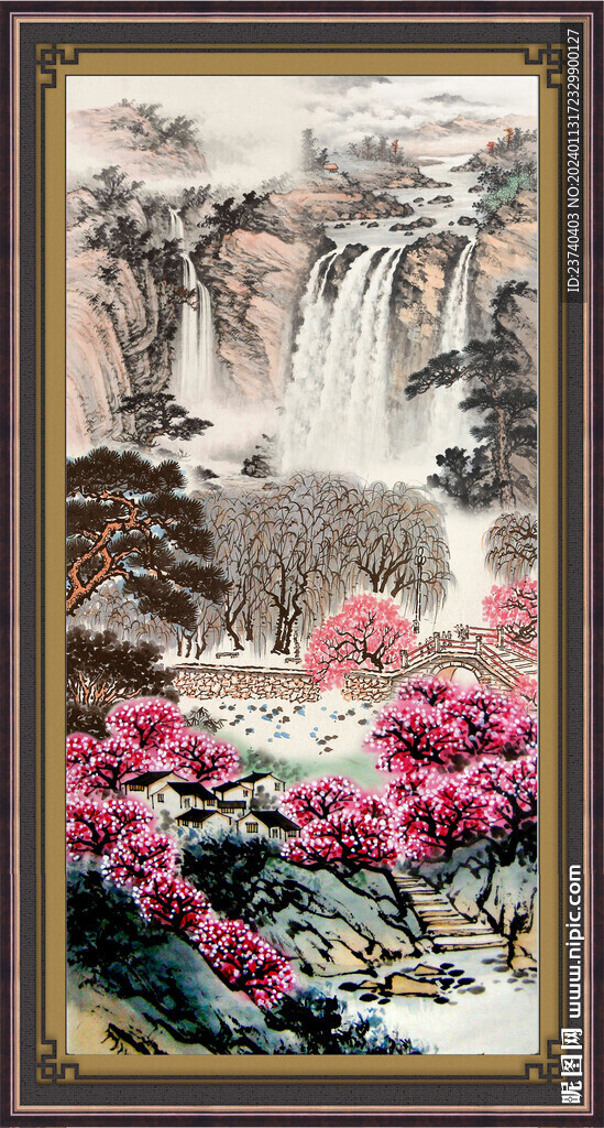辦公室山水畫