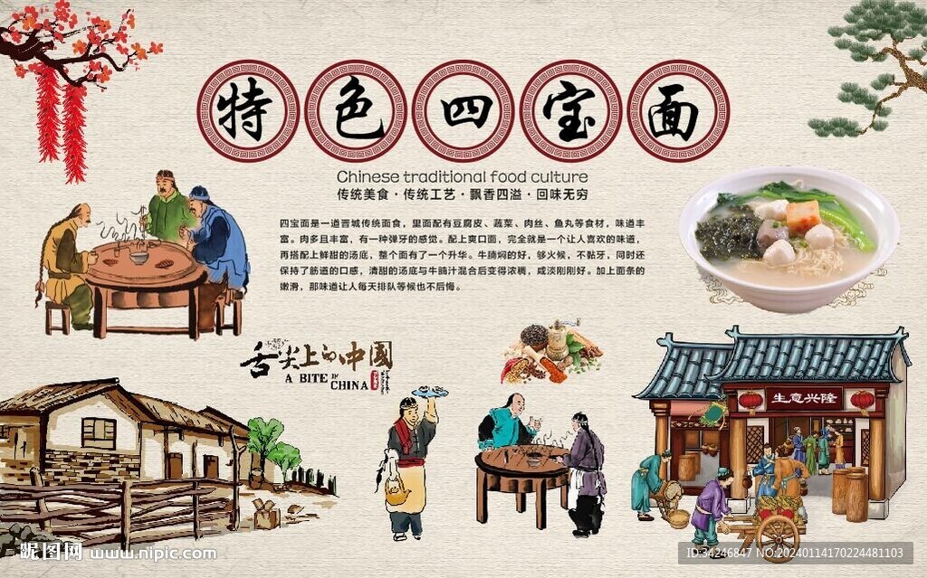 四寶面