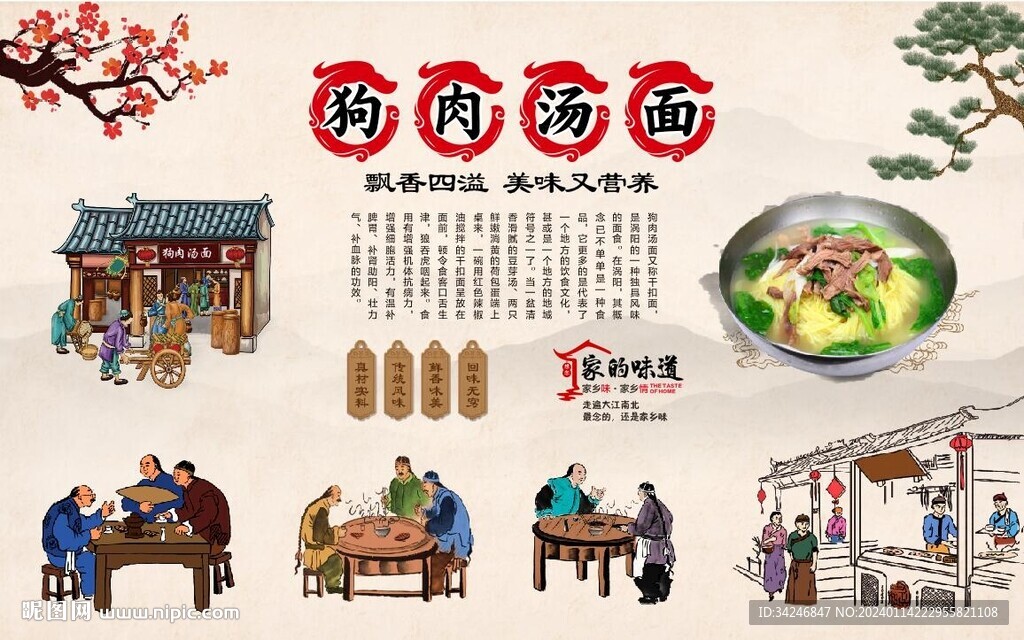 狗肉湯面