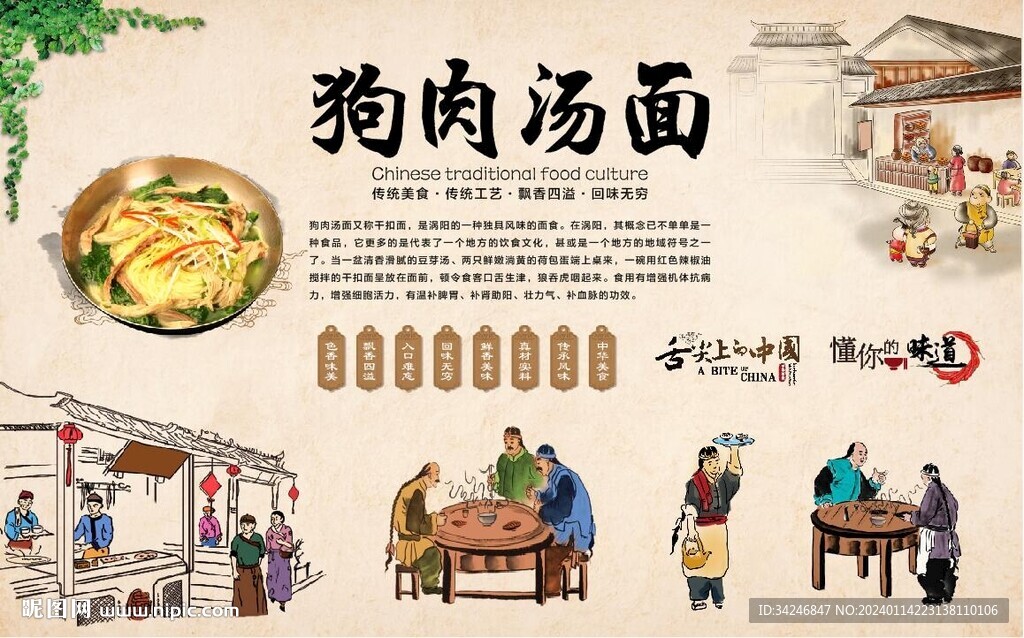 狗肉湯面