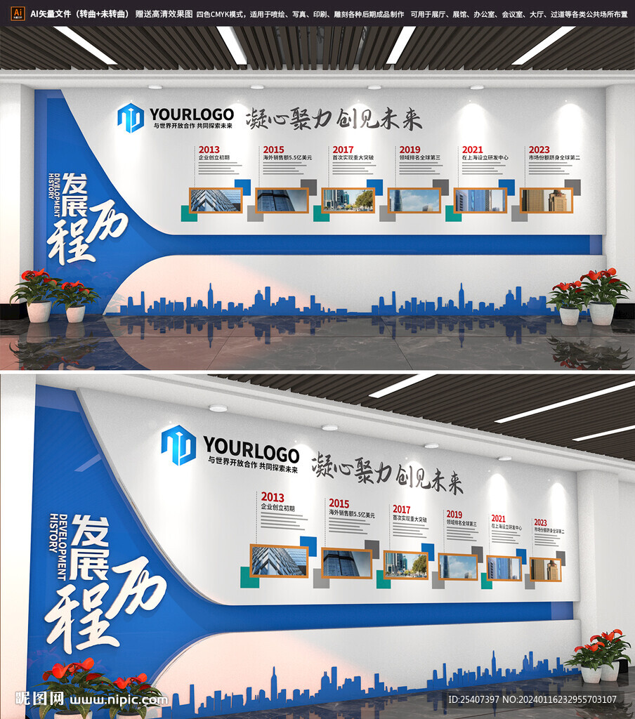 企業(yè)發(fā)展歷程文化墻